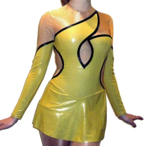 Justaucorps de twirling CASSIOPEE Métal
