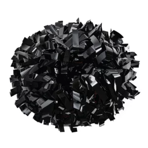 Pompon noir metal