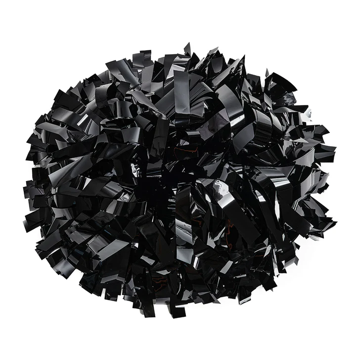 Pompon noir metal